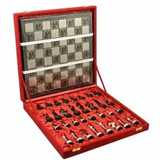 Messing Metall Schachstücke