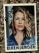 Autogrammkarte christine - autogrammkarte,