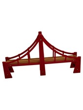 BRIO Brücke Modelleisenbahn Zubehör Holz Rot Kinder