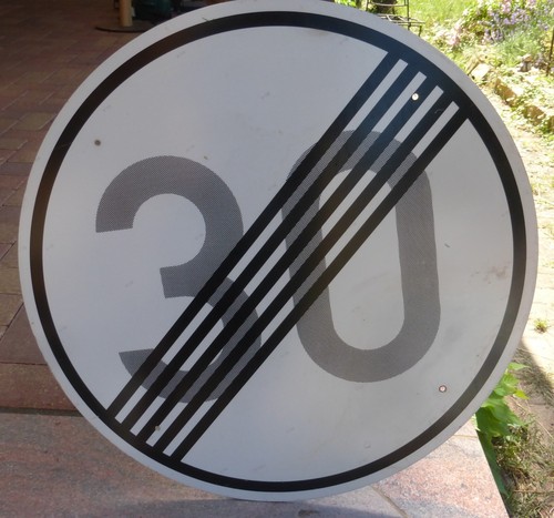 Altes verkehrsschild schild - altes,