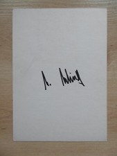 Karl Kling Autogramm signed 10x15 cm Karteikarte