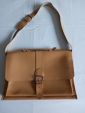 Umhängetasche Echtleder: Büro, Messenger, Studium, College, Schule