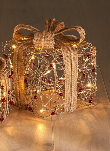 Led geschenkbox mit 20er - led,