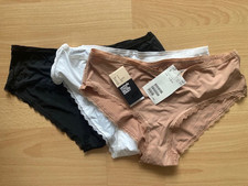 H&M S Hipster 3 Pack Mid Rise