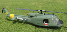 FlishRC Hubschrauber Bell UH-1D 500 Army-Grün GPS 1150mm RTF RC Helicopter