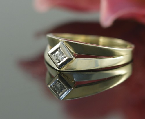 Brillant ring 585er - ring, /