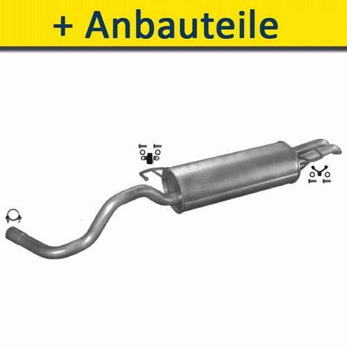 Endschalldämpfer mit