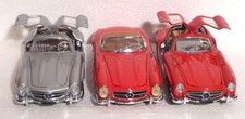 Franklin Mint: Mercedes Benz 300 S L  Coupé+Cabrio - 3 Stück , M 1:24 , o. OVP