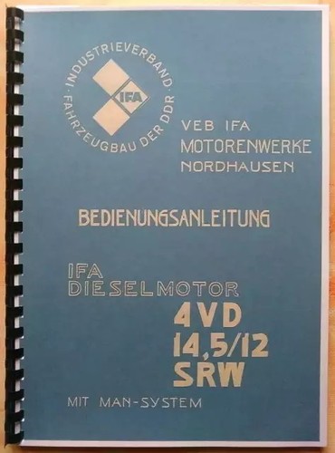 Bedienungsanleitung motor ifa - bedienungsanleitung,
