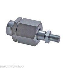 Flexokupplung für ISO-Kompaktzylinder, Stahl + VA, Zylinder, Gabelkopf, Kupplung