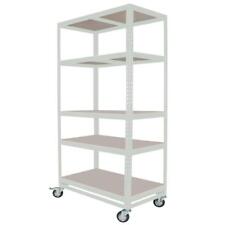 Kommissionierwagen / Etagenwagen mit 5 Ebenen, lichtgrau, HxBxT 1905x900x500 mm
