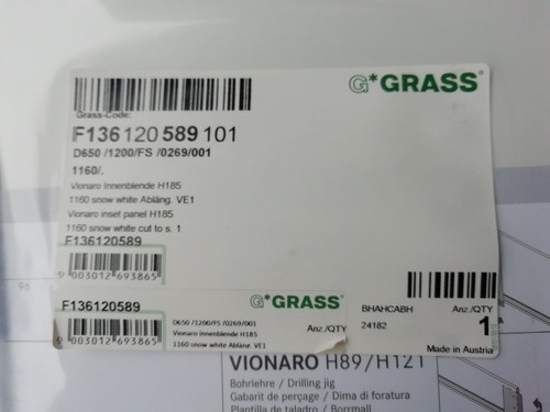 Grass zubehör blende - zubehör, für