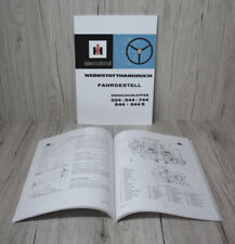 IHC Werkstatthandbuch Fahrgestell für Traktor 554 + 644 + 744 + 844 + 844S
