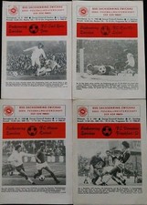 4 Fußballprogramme Sachsenring Zwickau DDR Oberliga 1980/81