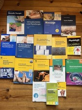 Gebrauchte Büchersammlung Physiotherapie/Medizin (nur als Paket)