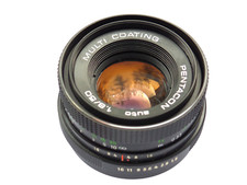 Pentacon 50mm (Praktica)  - Great vintage lens for Photo/Video. Super Bokeh !