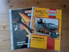 2 Prospekte GERGEN Kipper