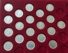 1 Euro Spanien 1999-2023, Münzen 19 Stück