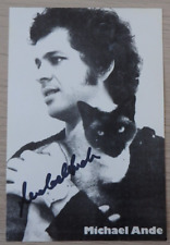 Autogramm Schauspieler Synchronsprecher Michael Ande 1970er Jahre (113905)