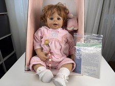 Künstlerpuppe Monika Peter Leicht Vinyl Puppe 64 cm. Top Zustand 