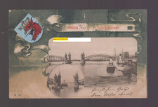 A 279/AK Stettin/Pommern "Bahnhofsstrasse/Wappen" 1901