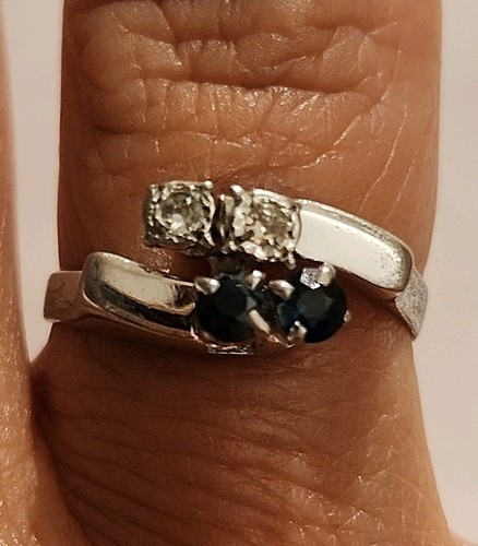 Karat weisgold ring - 18,