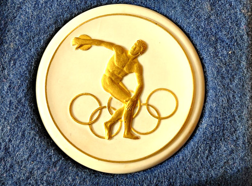 Ddr porzellanmedaille - ddr,,