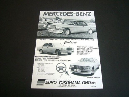 W123 benz kit - benz, werbung