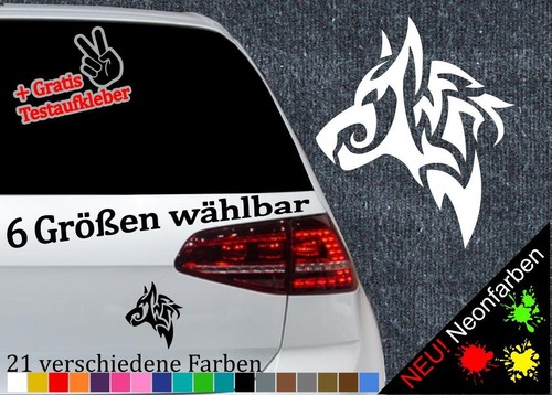 Wolf aufkleber tattoo - aufkleber,