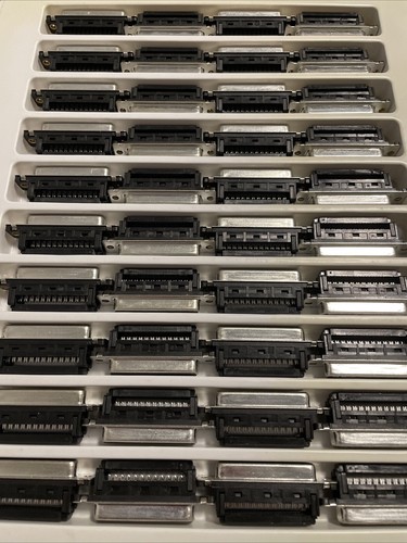 Sub stecker 25 pin - 4x, d-sub-stecker
