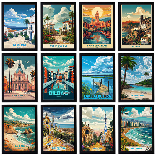 Vintage reise spanien urlaub - reise,