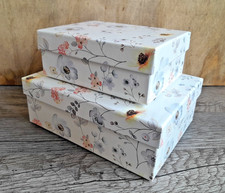 Geschenkbox Karton Papier 2er