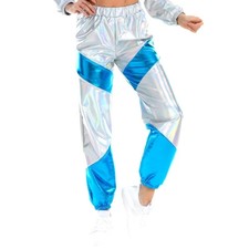 Leggings Hose Metallic Damen