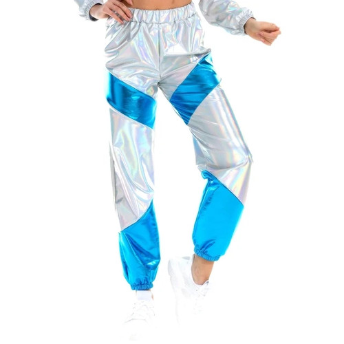 Leggings hose metallic damen - leggings,