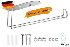 Küchenrollenhalter Edelstahl rostfrei  Küchenrolle Halter Selbstklebend