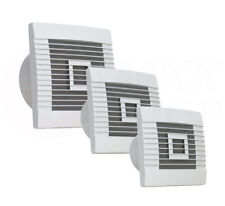 Wand-Bad-Lüfter Ventilator Jalousie Bad WC Küche Rückstauklappe Bewegungsmelder