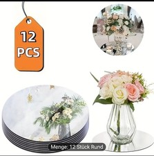 12 Er Set Runde Acryl Glas Spiegel Kreise