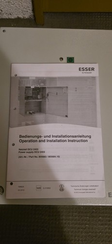 Esser 805683 externes netzteil - esser,