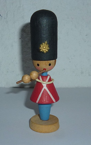 Ddr erzgebirge holz figur - ddr,