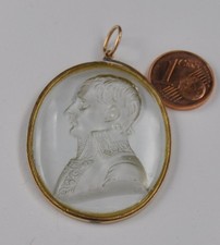 Anhänger Groß Relief Glas