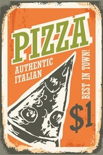 Blechschild 20x30 Pizza