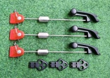 3× Fox Euro Swinger in Rot Pendelbissanzeiger Angeln Karpfen KULT Carp Fishing