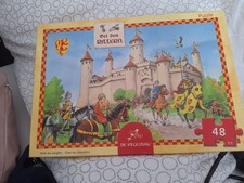 Die Spiegelburg Ritterburg Puzzle 48 Teile Pferd Hund Kind Fantasy