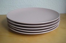 5x IKEA DINERA Speiseteller Teller flach 26 cm rosa matt 22610 Portugal