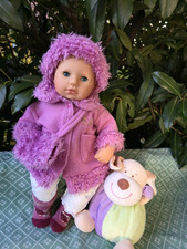 Zapf Puppe Chou Chou 48 cm Set 14 Babypuppe Spielpuppe  1998 dazu viel Zubehör