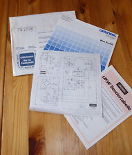 Bedienungsanleitung für GRUNDIG PS2500 Plattenspieler, mit Plan