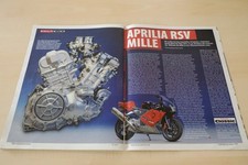 Motorrad 22/2015 Aprilia RSV Mille mit 128PS in einer seltenen Vorstellung auf 2