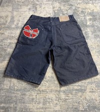 Wu Wear jeans shorts shiny