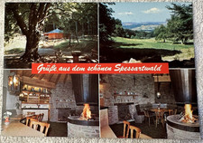 AK Ansichtskarte Rodberg-Schutzhütte Schöllkrippen Kahlgrund Spessartwald Grüße