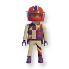 Playmobil Figur Rennfahrer Helm Overall Sportwagen Strecke Motorsport Rennen